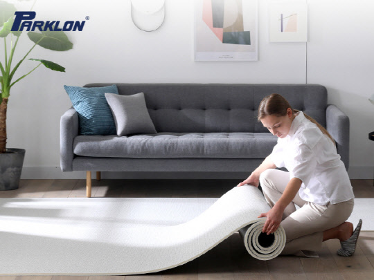 셀프시공 가능한 파크론 `층간소음 퓨어 PVC 롤매트` 인기
